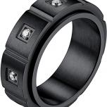 Miglior anello uomo fascia nero