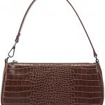 Miglior borsa effetto coccodrillo marrone