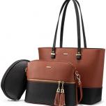 Miglior borsa marrone e nera