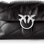 Miglior pinko love bag nera argento