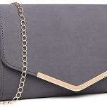 Miglior pochette grigia scamosciata