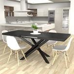 Miglior tavolo legno con gambe ferro